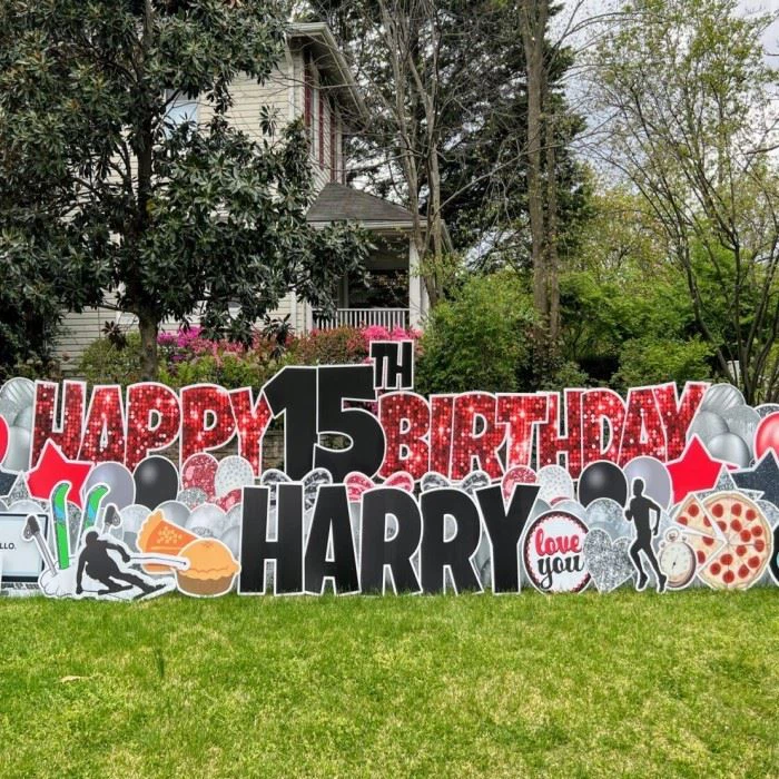 Decoration Corrugated Plastics Lawn Yard Sign